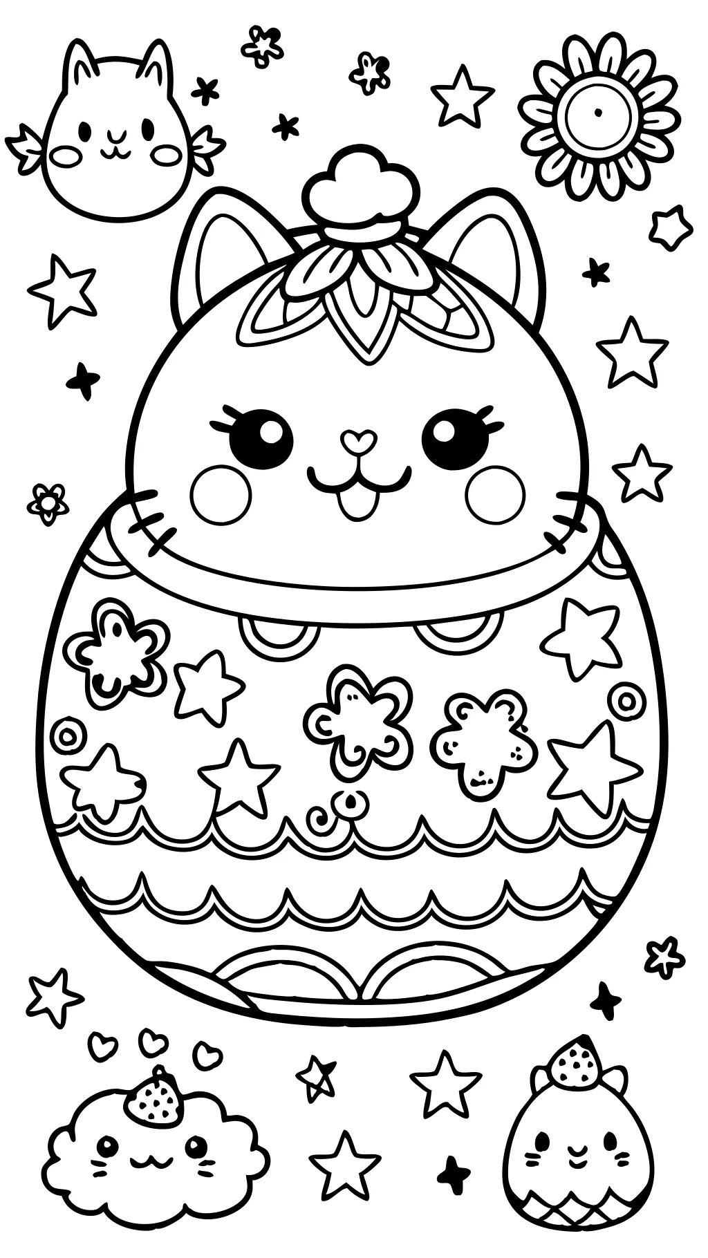 coloring book squishmallows coloring page